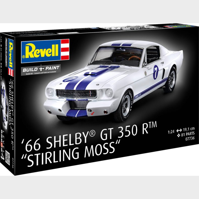 1966 Shelby Gt 350 R 'stirling Moss' 1:24 - 07736 - Revell