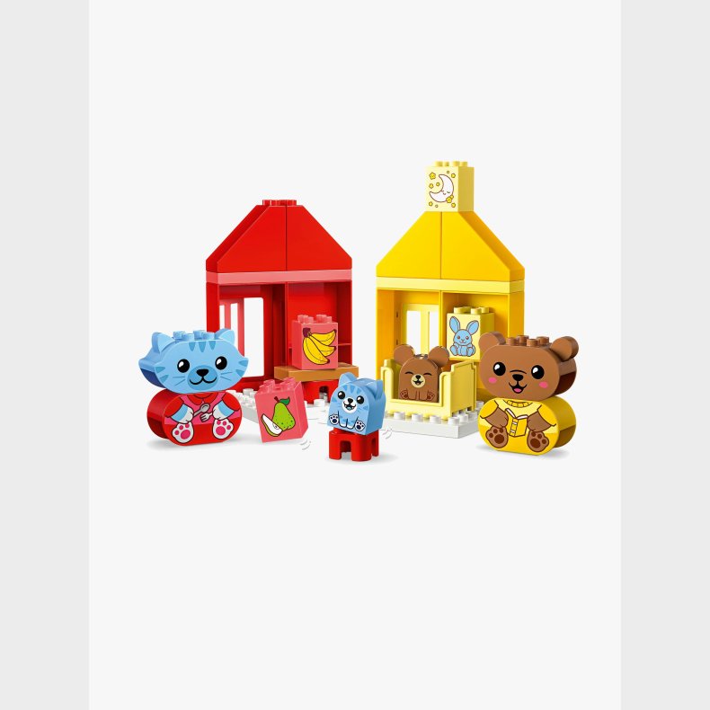 LEGO DUPLO My First 10414 Dagligdagens rutiner: Spisetid og sengetid