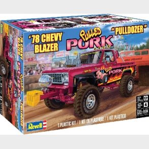 Revell - 1978 Chevy Blazer Pulldozer Modelbil Byggest - 14532