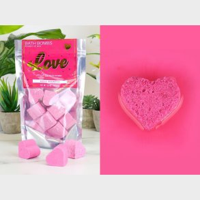 Hjerteformede Badebomber