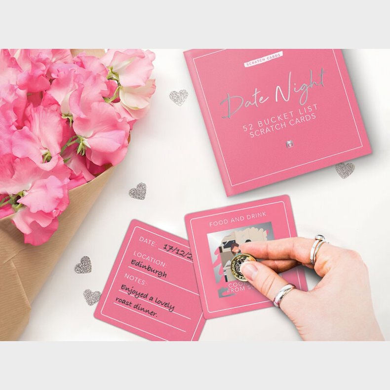 Date Night Ideas Skrabekort