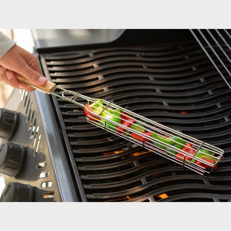 Grillkurv i rustfrit stl
