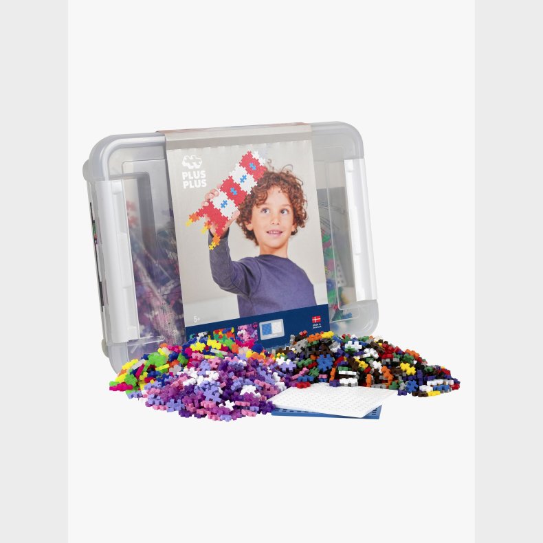 Plus Plus Opbevaringsboks Mix 2400 Brikker