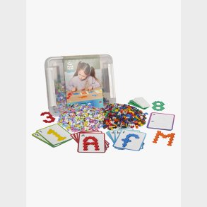 Plus-Plus ABC &  123 Opbevaringskasse 2000 Dele