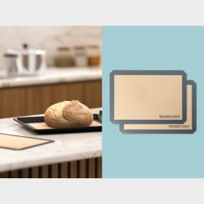 Bagemtte i silikone - 2-pak