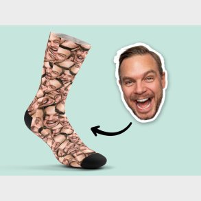 Personlige Strmper med Billede - Multiface