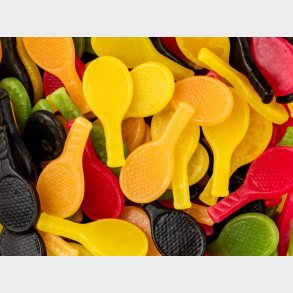 Tennisketcher XL Bland-selv slik i kasser 2 kg