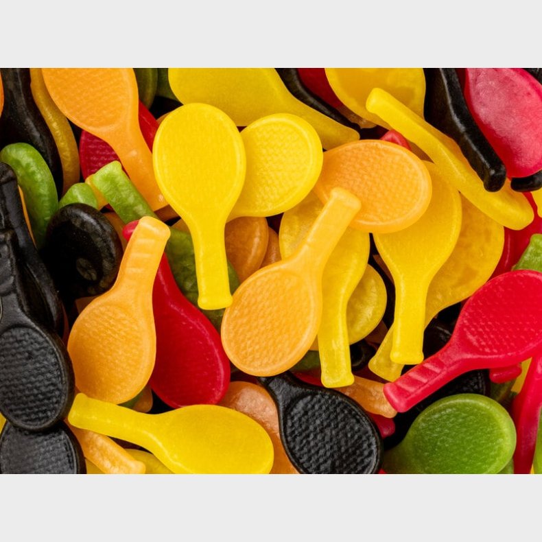 Tennisketcher XL Bland-selv slik i kasser 2 kg