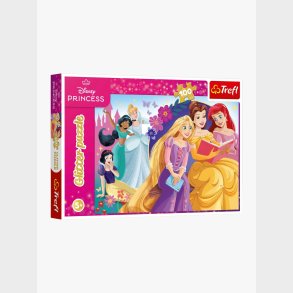 Trefl Disney Princess Glitter Puslespil 100 Brikker