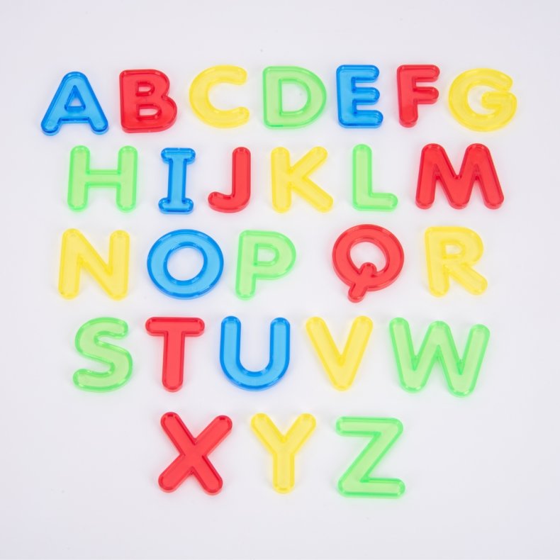 tickit | Transparente store bogstaver A-Z, 26 stk