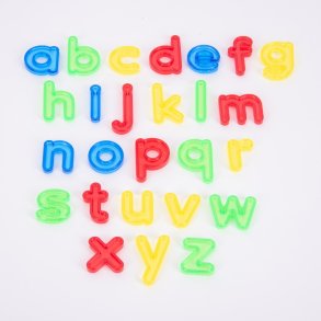 tickit | Transparente sm bogstaver a-z, 26 stk