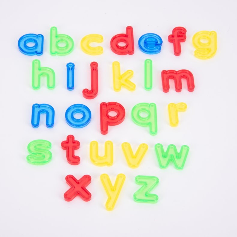 tickit | Transparente sm bogstaver a-z, 26 stk