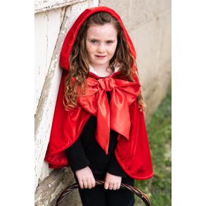 Great Pretenders | Rdhttekappe med stor sljfe, str. 4-6 r