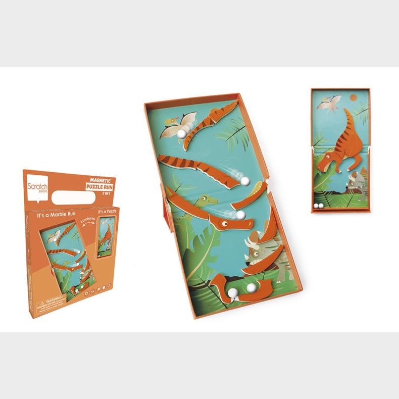 Scratch | 2-i-1 magnetleg - Dinosaur