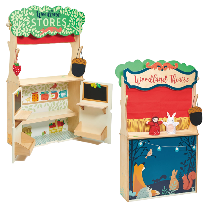 Tender Leaf | 2-i-1 dukketeater og kbmandsbutik