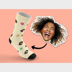 Personlige Strmper med Billede - Festtema