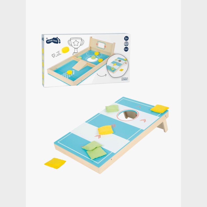 Small Foot Active Cornhole og Sling Puck Spil