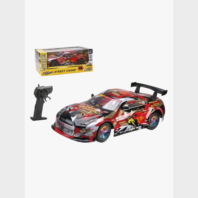 Koolspeed Fast Gear Fjernstyret Bil Street Camp 1:10