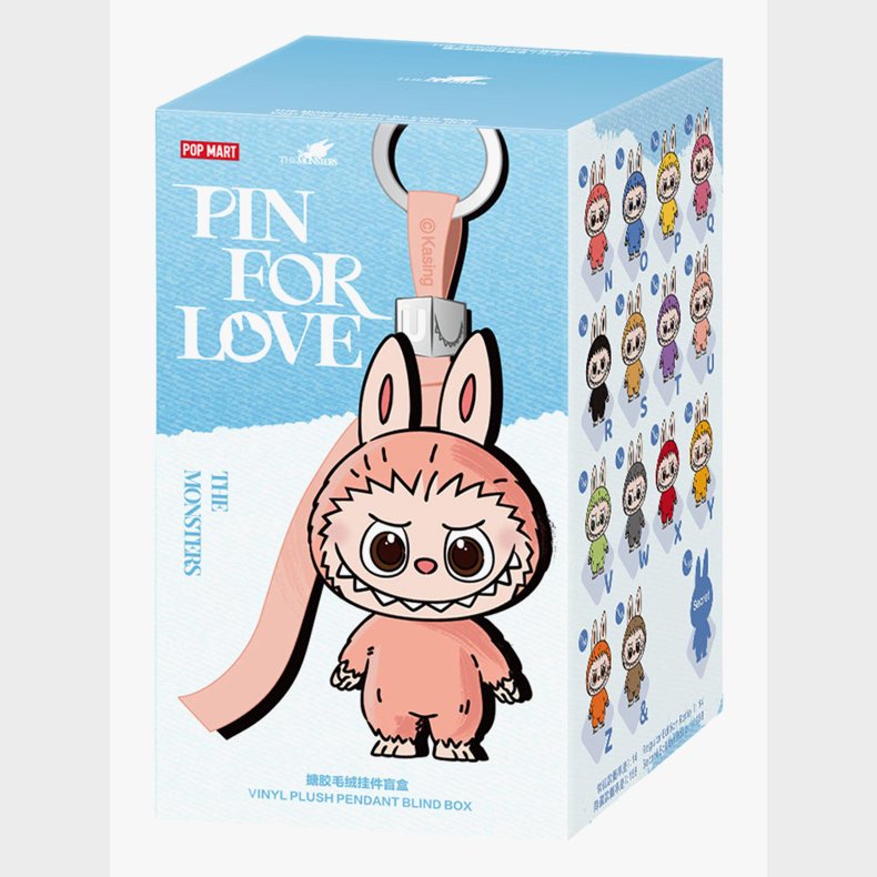 Pop Mart Labubu The Monsters Samlerfigur Pin for Love N-Z Blandet Udvalg