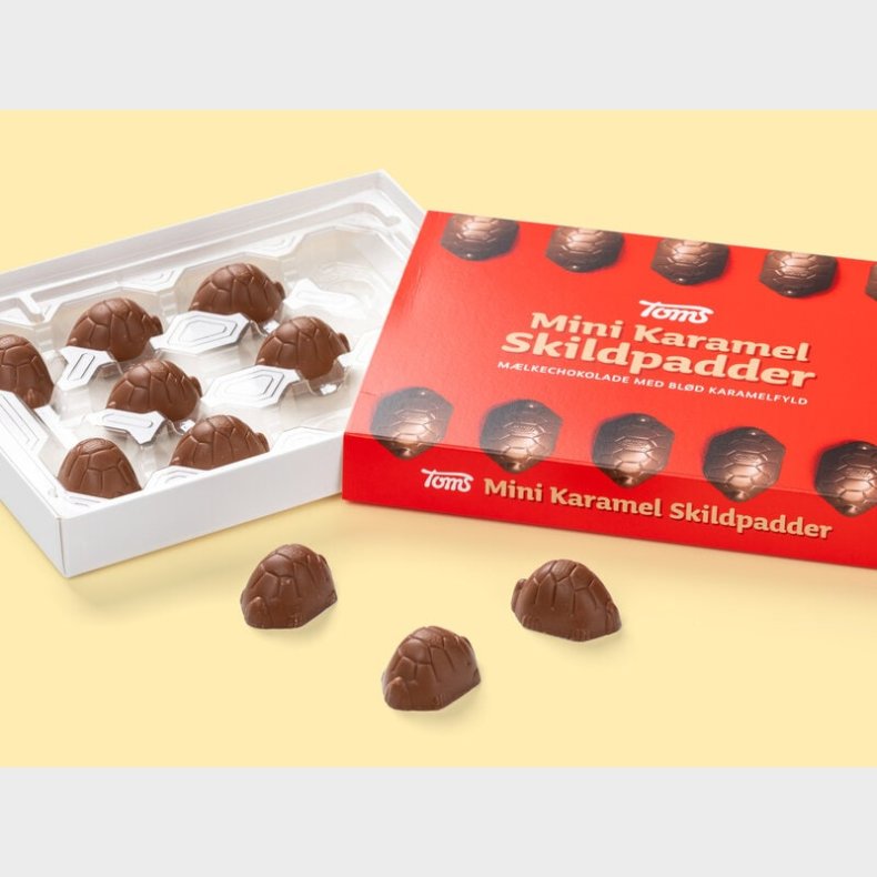 Tom's Mini Skildpadder Karamel 120 gram