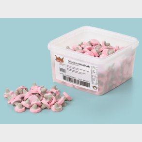 Hindbr & Lakrids Svampe Bland-selv slik i kasser 1 kg