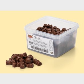 Chokoladebjrne Bland-selv slik i kasser 1,2 kg