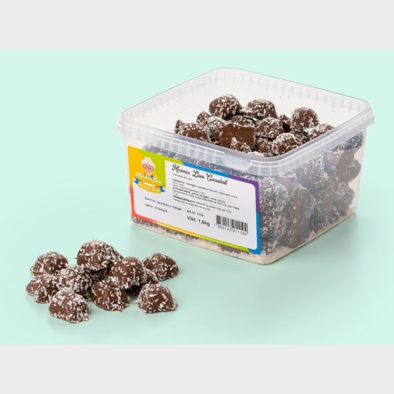 Bedstemor Lisas Kokosbolle Bland-selv slik i kasser 1,6 kg