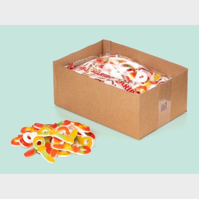 Kmpe sutter Frugt Bland-selv slik i kasser 2,5 kg