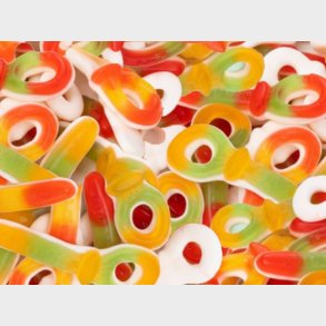 K�mpe sutter Frugt Bland-selv slik i kasser 2,5 kg