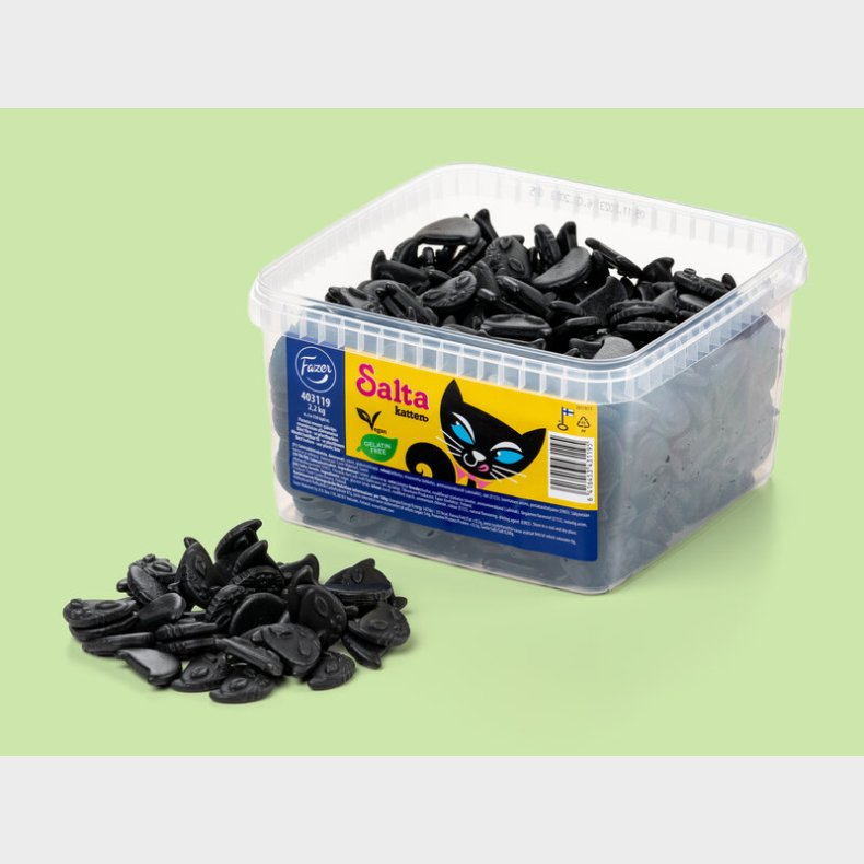 Saltkatte Bland-selv slik i kasser 2,2 kg