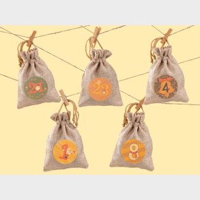 DIY pakkekalender - Poser