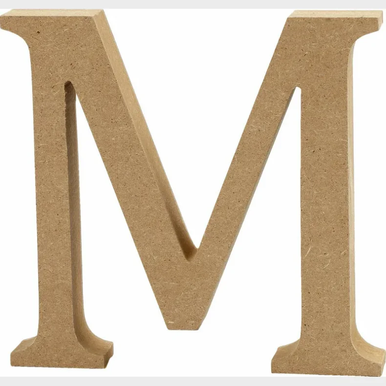 Stort bogstav af tr� - m