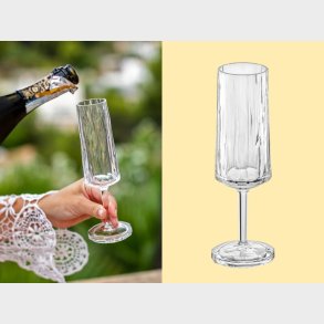 Uknuselige Champagneglas 2-pak