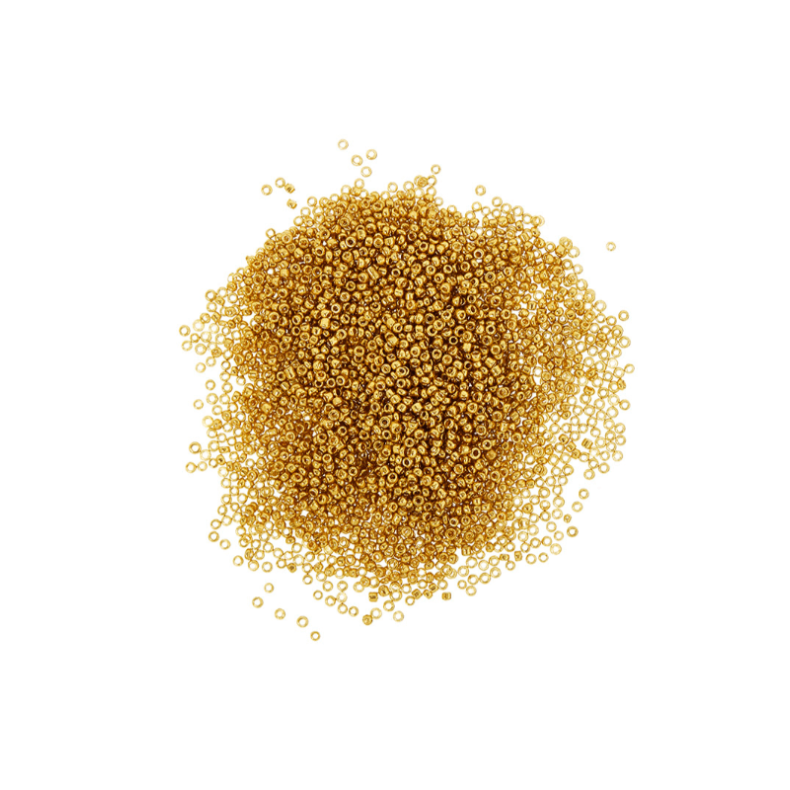 me&my BOX Glasperler - Guldfarvet - Lav Selv Smykker - Legekammeraten.dk