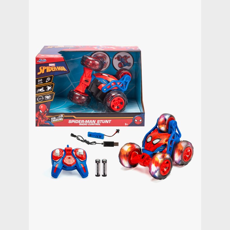 Jada Toys Marvel Spider-Man Fjernstyret Stuntbil 20 cm