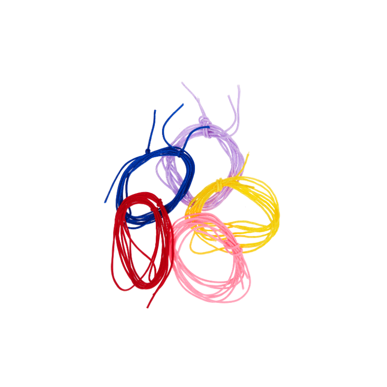 me&my BOX Nylonsnor - Lyse Farver - Lav Selv Smykker - Legekammeraten.dk