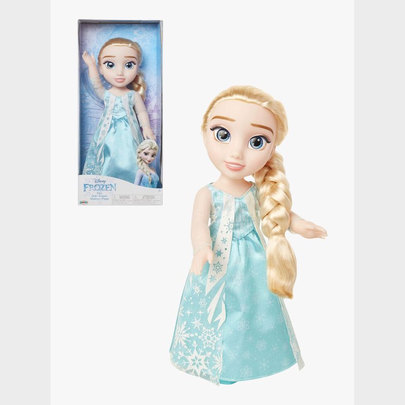 Disney Frozen Dukke Elsa 38 cm, Lysebl�