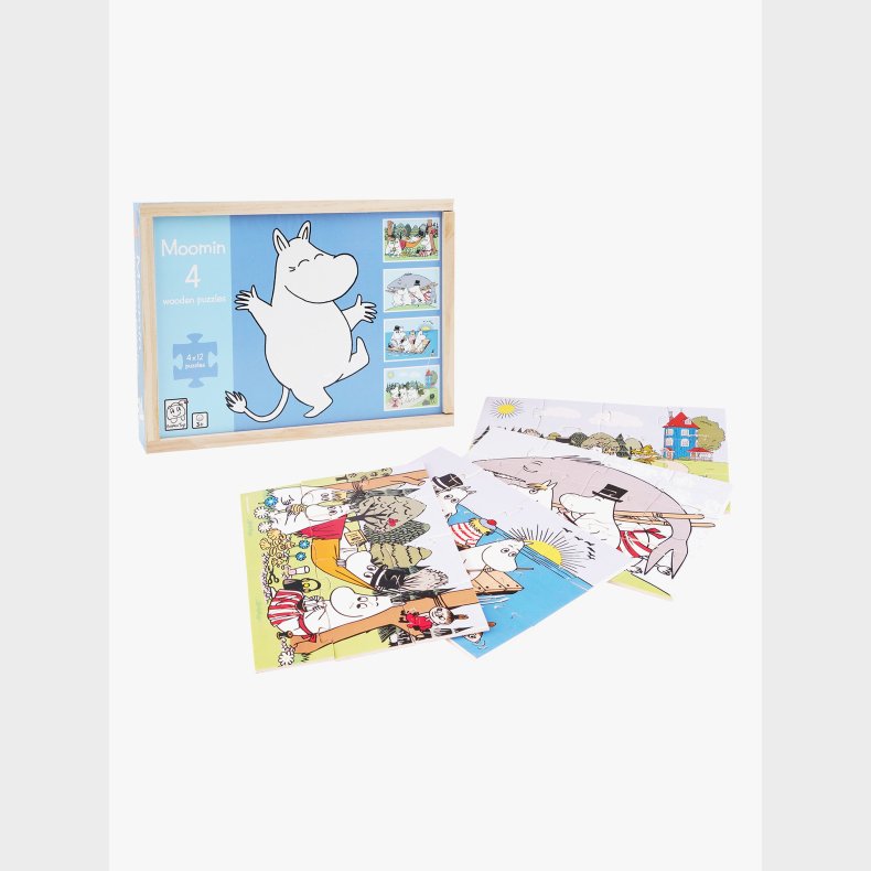 Mumitroldene 4 Tr�puslespil 4x12 Brikker