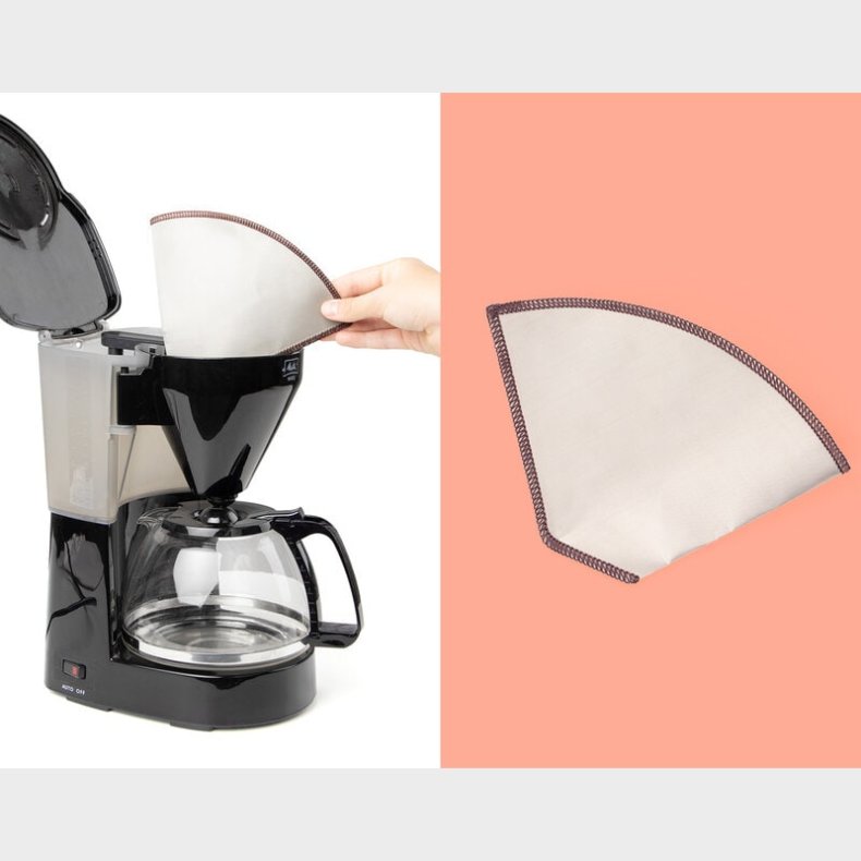 Kaffefilter i rustfrit stl