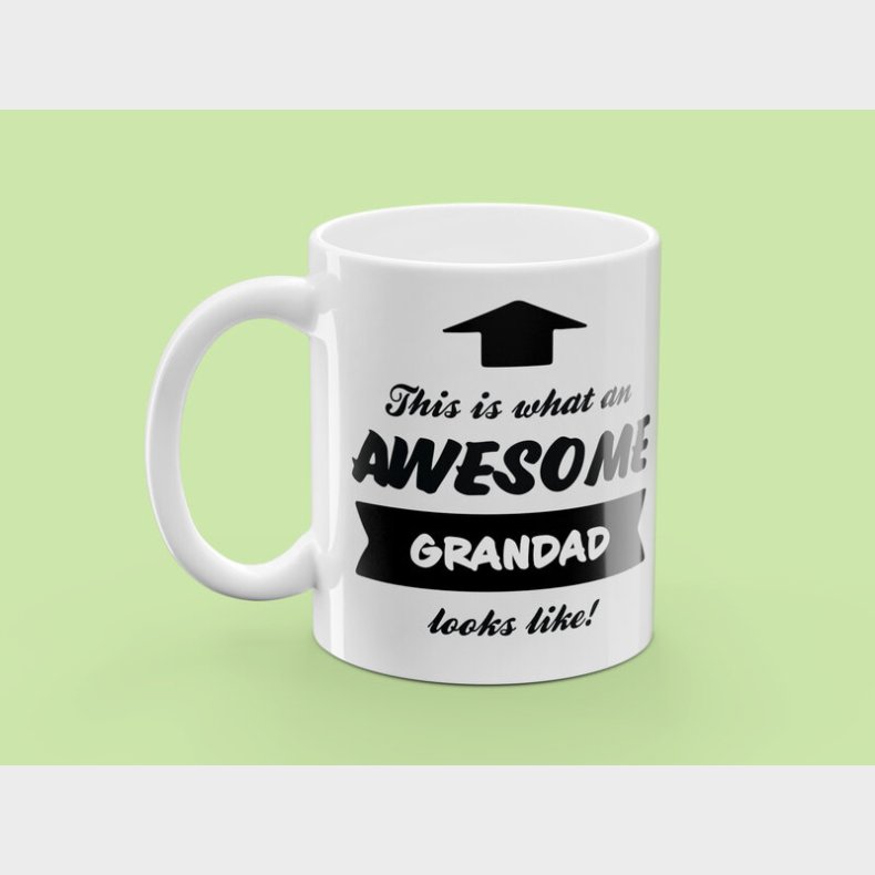 Krus med Tryk - Awesome Grandad