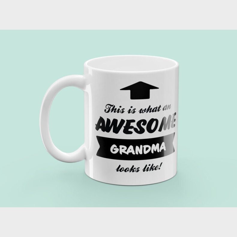 Krus med Tryk - Awesome Grandma