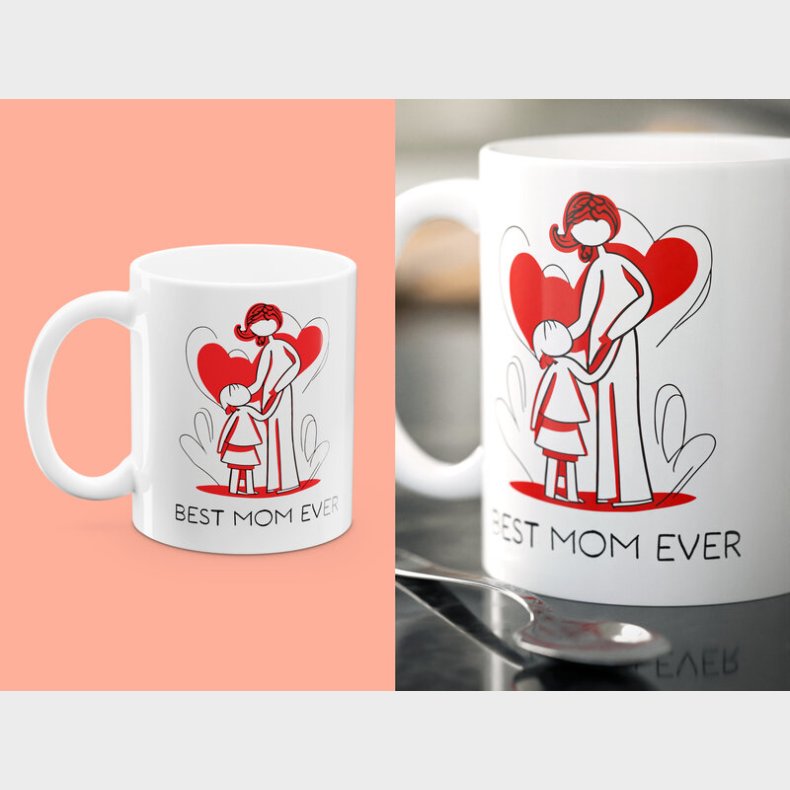 Krus med Tryk - Best Mom Ever