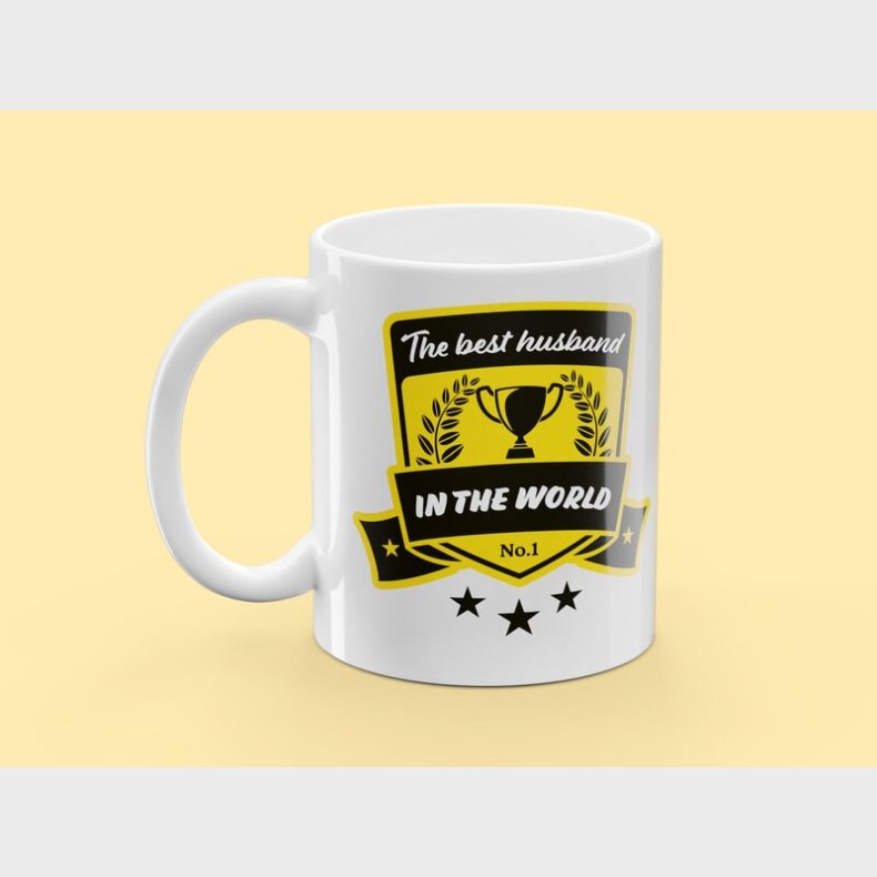 Krus med Tryk - The Best Husband In the World