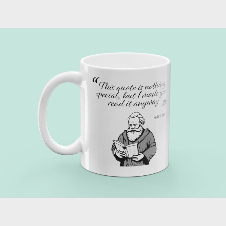 Krus med Tryk - Quote