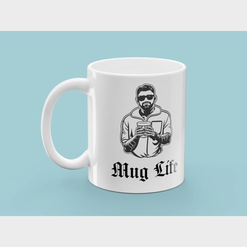 Krus med Tryk - Mug Life