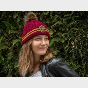 Harry Potter Hue med pompon - Gryffindor