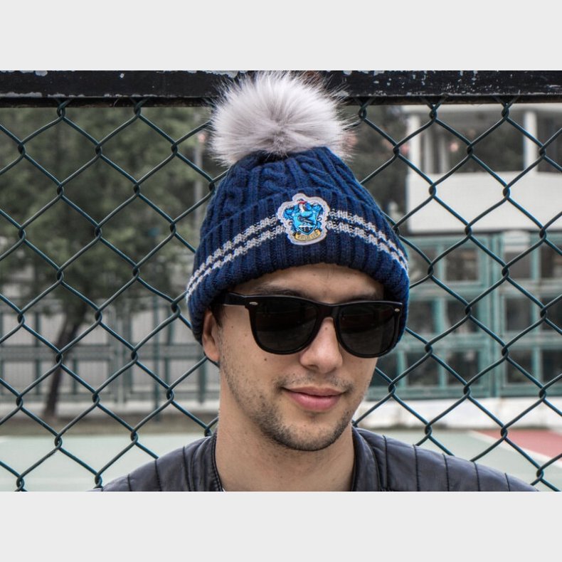 Harry Potter Hue med pompon - Ravenclaw