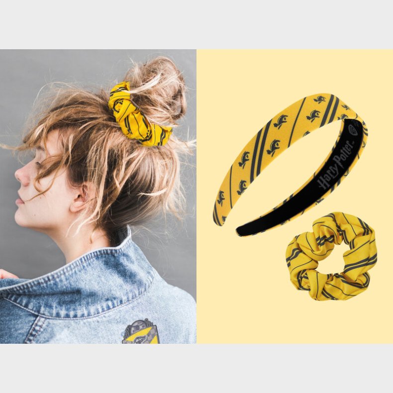 Harry Potter-hrbnd og scrunchy - Hufflepuff