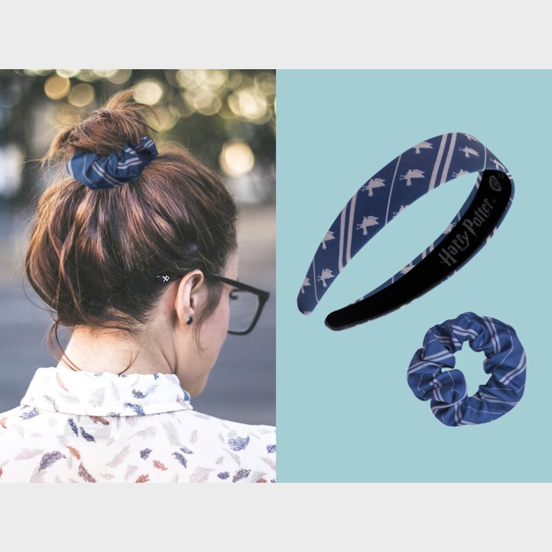 Harry Potter-hrbnd og scrunchy - Ravenclaw