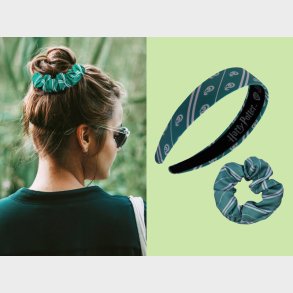Harry Potter hrbnd og scrunchy - Slytherin